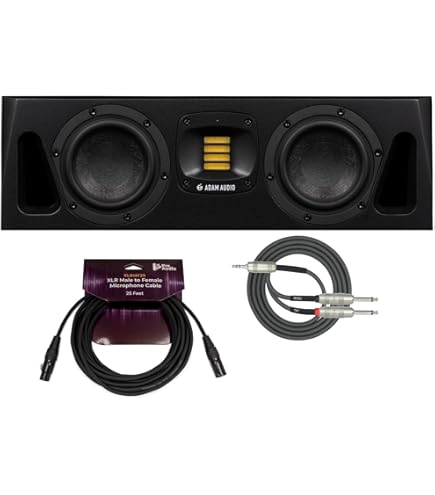 Amazon.com: ADAM Audio A44H Dual 4-inch Powered Studio